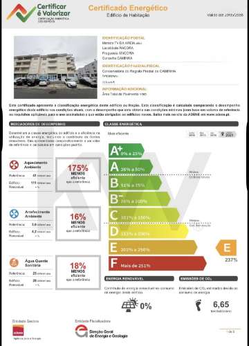 Apartamento T3+1 duplex com terraço em Freguesia de Âncora, Caminha