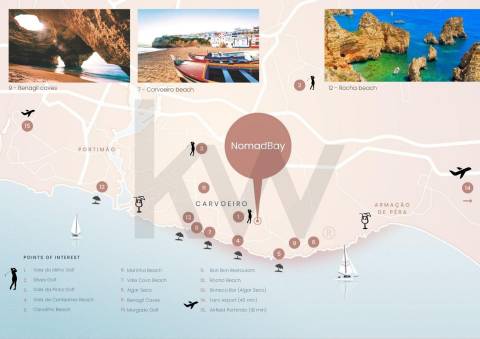 Carvoeiro: Apartamento T2 em resort com rendimento (Rental Pool)