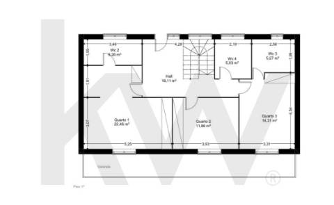 Moradia T4 com vista mar em Moledo