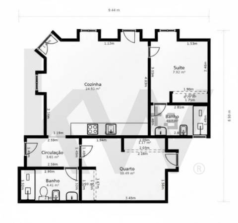 Apartamento T2 novo com varanda no Centro Histórico de Viana do Castelo, Viana do Castelo