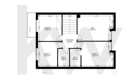 Moradia T3 em banda com terraço e garagem em Vila Praia de Âncora, Caminha