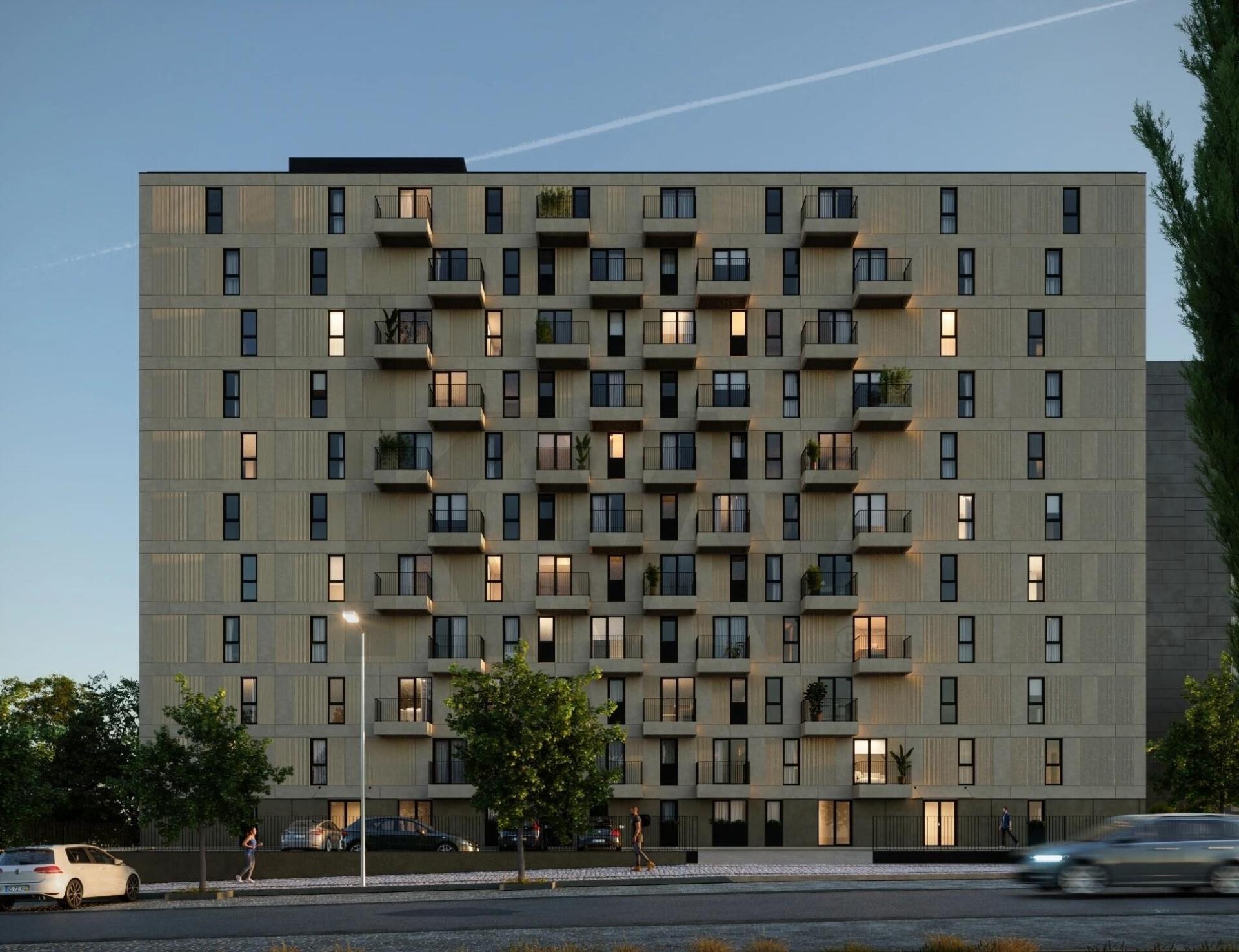 Leça, à Exponor: T3 Metrobus à Porta - Pronto antes do final do ano - 3 frentes e varanda