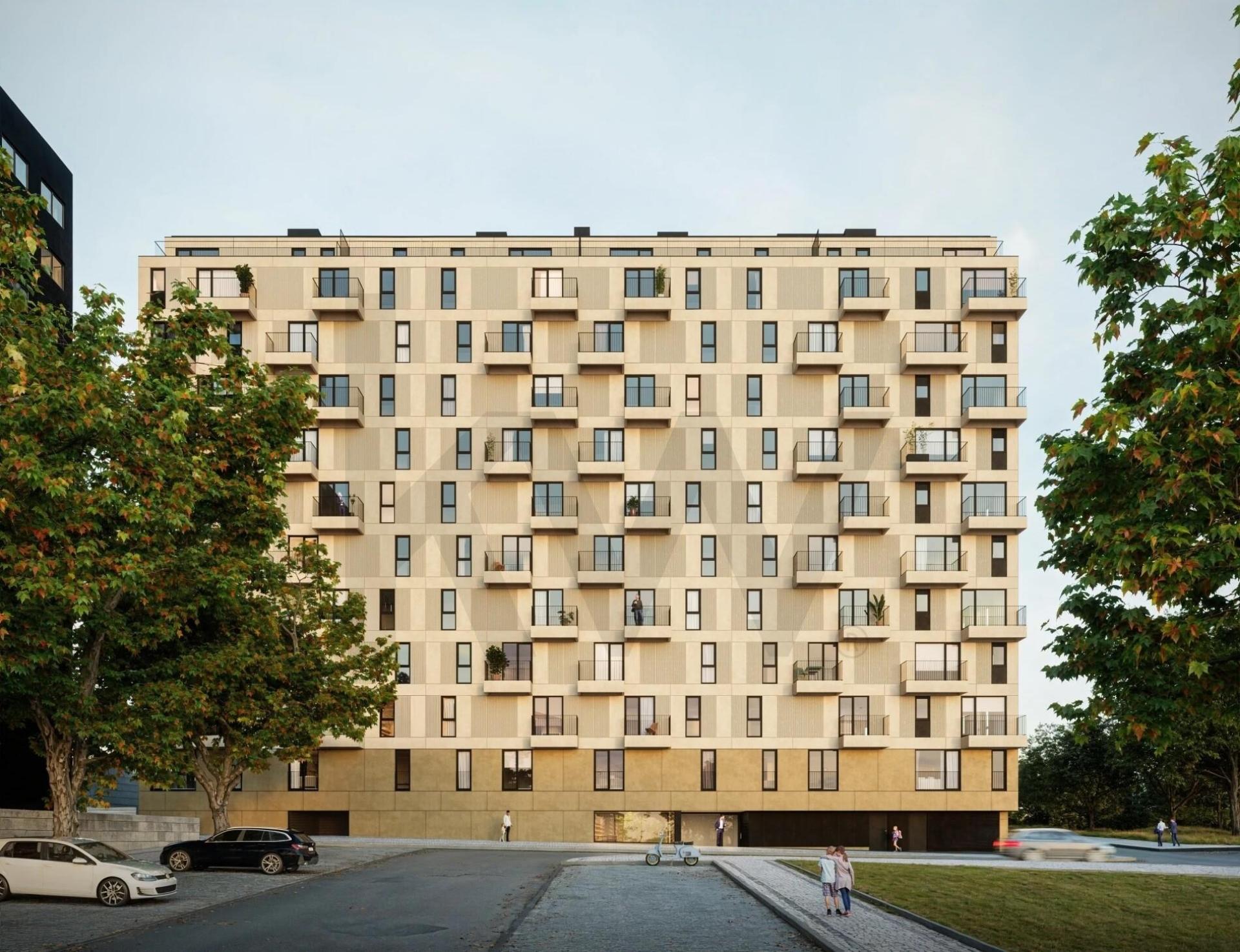 Leça, à Exponor: T3 Metrobus à Porta - Pronto antes do final do ano - 3 frentes e varanda