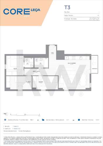 Leça, à Exponor: T3 Metrobus à Porta - Pronto antes do final do ano - 3 frentes e varanda