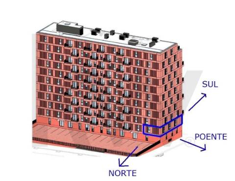 Leça, à Exponor: T3 Metrobus à Porta - Pronto antes do final do ano - 3 frentes e varanda