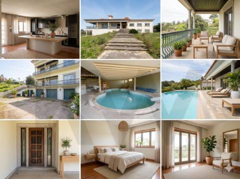 Moradia de Luxo T7 com Piscina Interior | Santo Tirso - Trofa