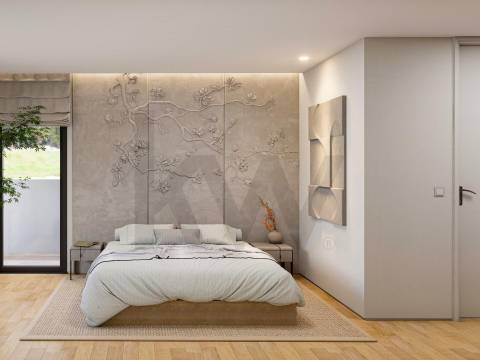 TROFA PREMIUM T1 Novo de 2 Frentes, Varanda e Garagem