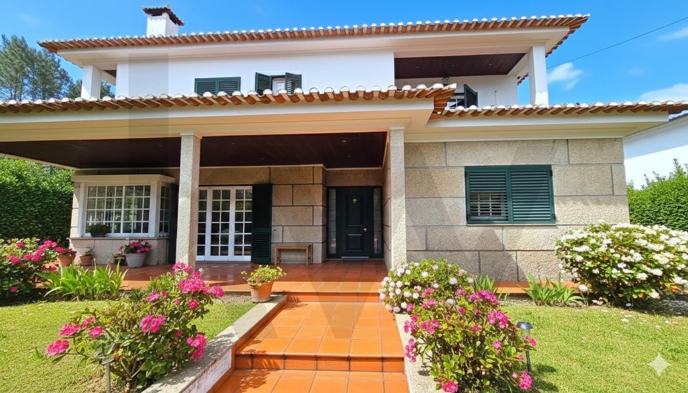 Arrendamento Andar de  Moradia T3,  com Jardim e Garagem Box, Próximo do Centro de Amarante
