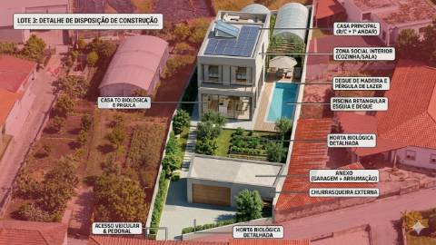 Lote de terreno para construção com 1059 m² em Grimancelos, Barcelos