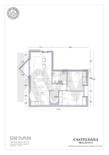 Apartamento T4D Novo na antiga Fábrica do Prado em Matosinhos Sul