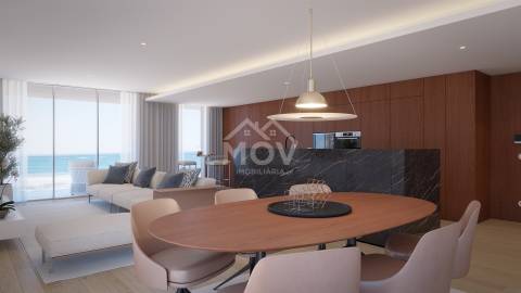 Apartamento T1 na 1ª linha de mar