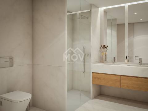 Apartamento T1 na 1ª linha de mar