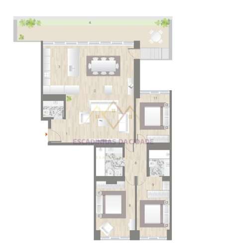 T3 em Empreendimento de luxo com rooftop e piscina