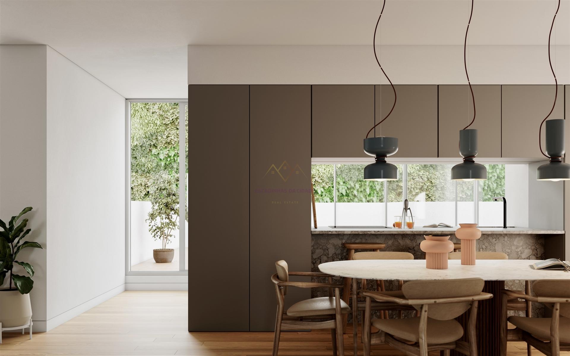T2+1 em Empreendimento de luxo com rooftop e piscina na Infante Santo