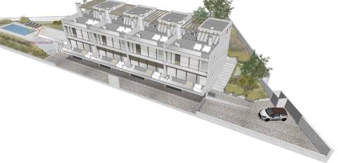 Terreno com projecto aprovado para Condomínio de luxo em Carnaxide