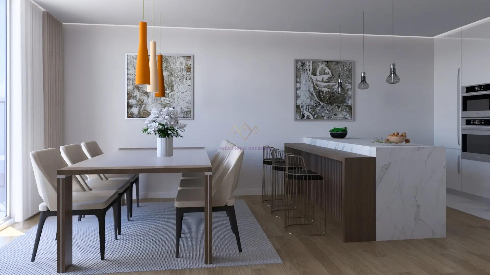 Apartamento T2 com Terraço e Varanda e com 2 Lugares de Garagem – Portimão