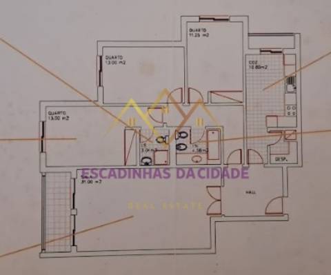 Apartamento T3 no Lavradio