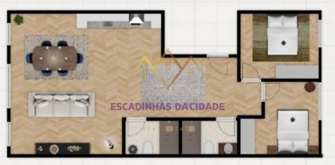 Apartamento T2 Totalmente remodelado em São Domingos de Benfica