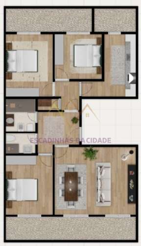 T3 de charme totalmente remodelado com Vista para Monsanto e Mata de  Benfica