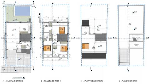 Moradias T3 em banda