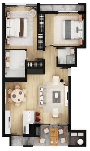 T2 + 1 Duplex Montijo em construção