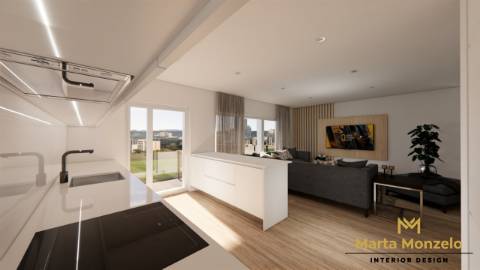 T3 centro Montijo com 2 parqueamentos e arrecadação