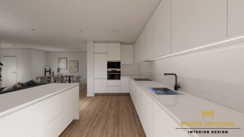 T3 centro Montijo com 2 parqueamentos e arrecadação