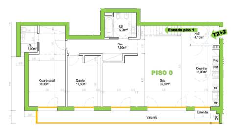 T2+2 centro Montijo com parqueamento e arrecadação