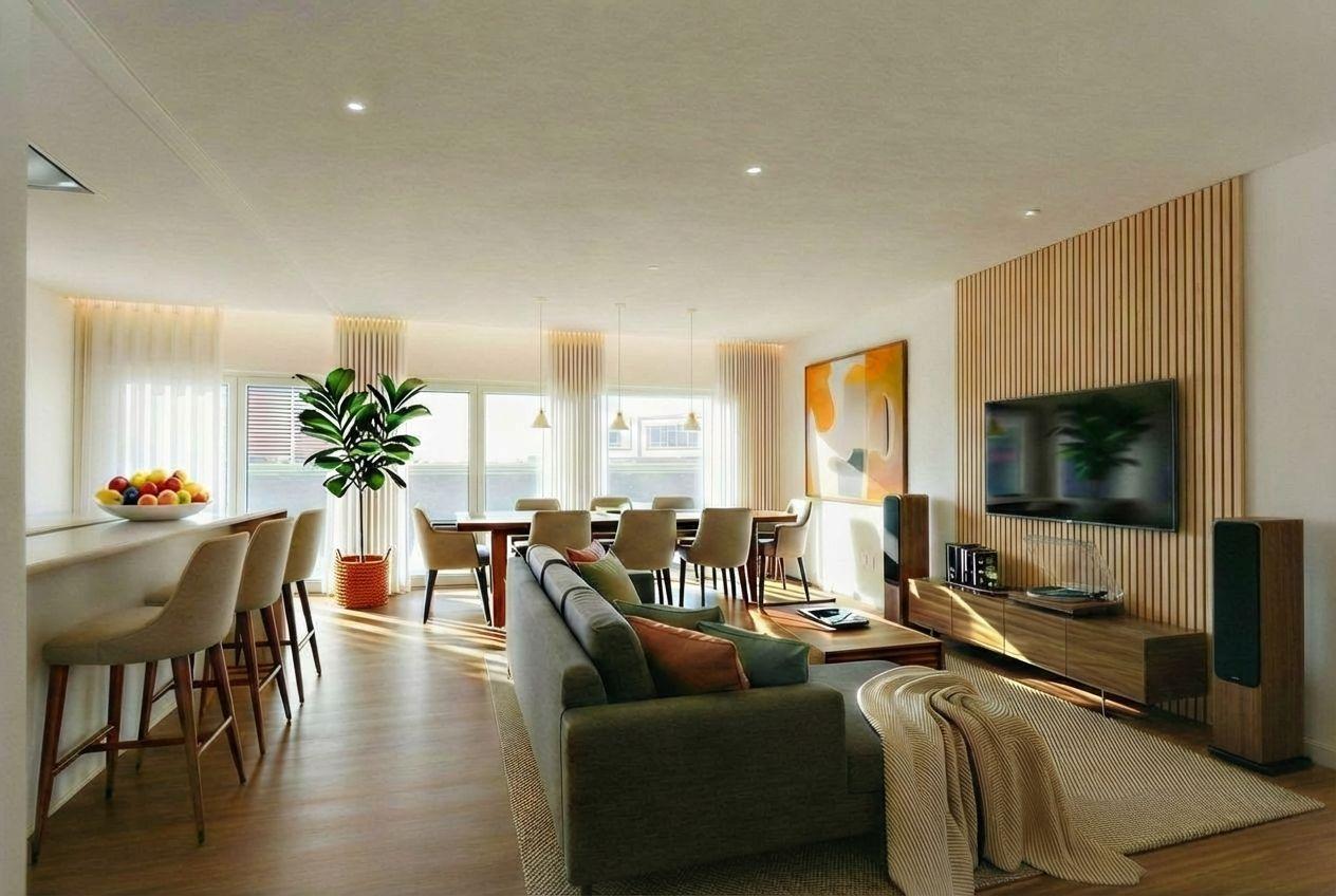 T3 com terraço e Box para 2 viaturas