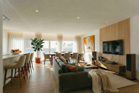 T3 com terraço e Box para 2 viaturas