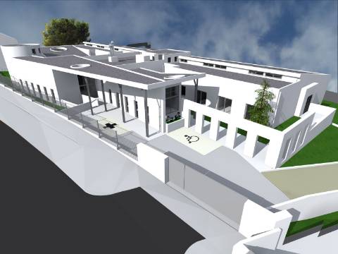 Terreno para lar com projecto aprovado e licença caducada ( POSSIBILIDADE DE FICAR COM 76 CAMAS APROVADAS)