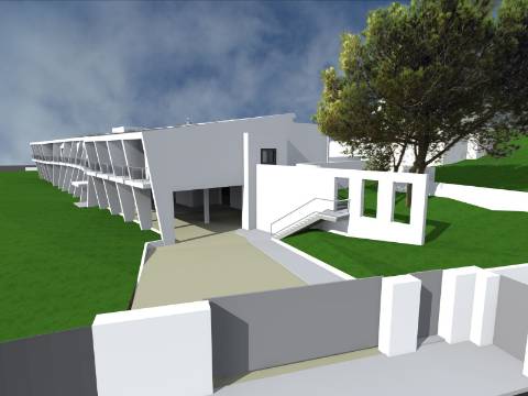 Terreno para lar com projecto aprovado e licença caducada ( POSSIBILIDADE DE SER TRANSFORMADO
 EM ESCOLA