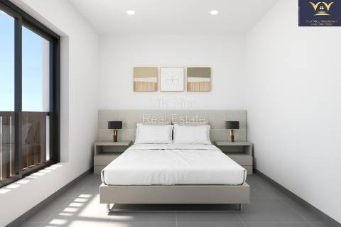 Apartmento com piscina privada no terrço e vista do mar