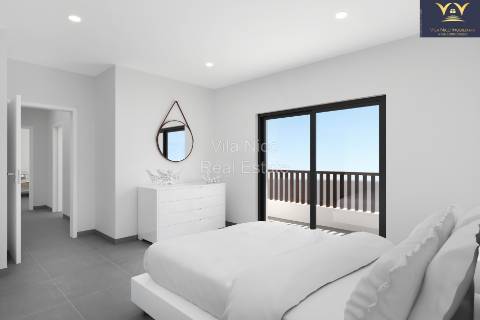 Apartmento com piscina privada no terrço e vista do mar