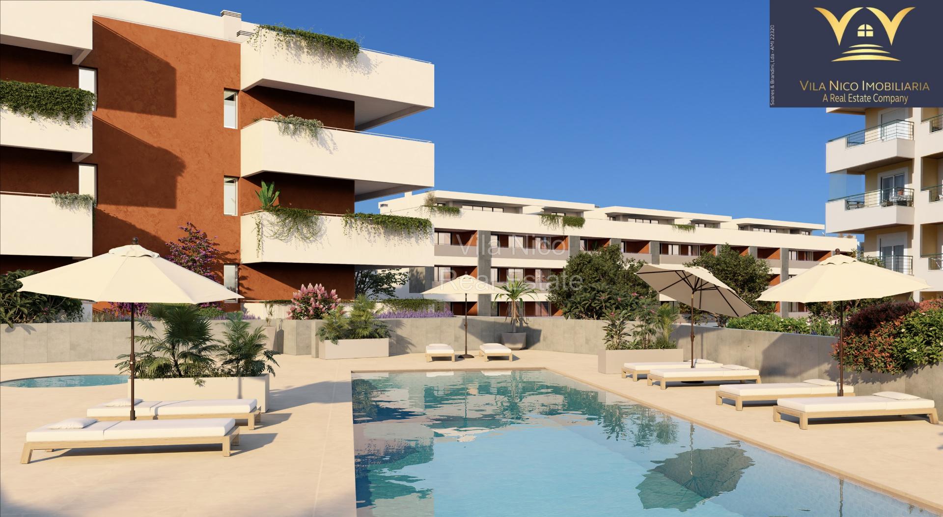 0D T2 - Apartamentos de Luxo Contemporâneo a 5 Minutos da Praia de Porto de Mós, Lagos