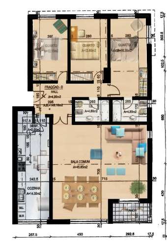 Excelente T3 em Nova Queijas - Linda a Pastora