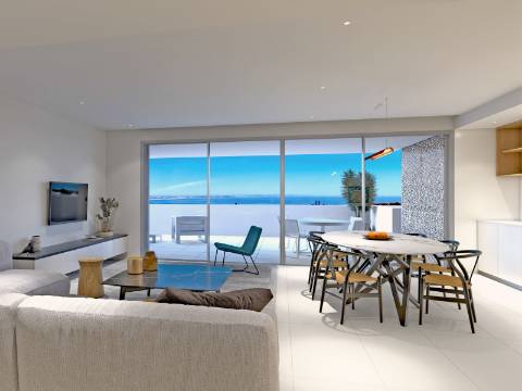 T3 com vista mar em condomínio de luxo perto do centro - Lagos