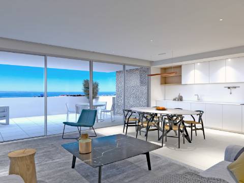 T3 com vista mar em condomínio de luxo perto do centro - Lagos