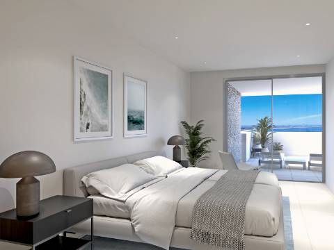 T3 com vista mar em condomínio de luxo perto do centro - Lagos