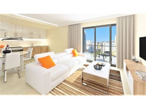 Apartamentos novos a 150 metros da Praia da Rocha com vista mar!