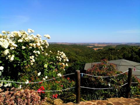 Agradável T2 com terraço, mobilado e equipado, paisagem deslumbrante, S. Marcos da Serra