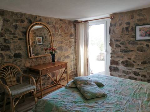 Agradável T2 com terraço, mobilado e equipado, paisagem deslumbrante, S. Marcos da Serra