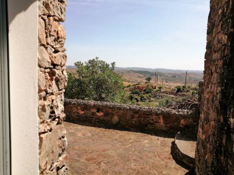 Agradável T2 com terraço, mobilado e equipado, paisagem deslumbrante, S. Marcos da Serra