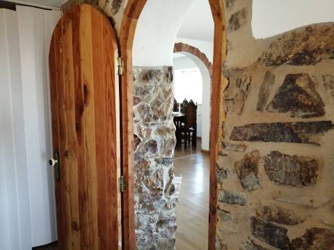 Agradável T2 com terraço, mobilado e equipado, paisagem deslumbrante, S. Marcos da Serra