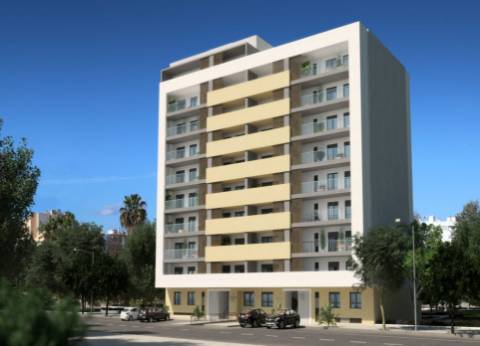 Apartamento T3 novo junto ao mercado de Portimão