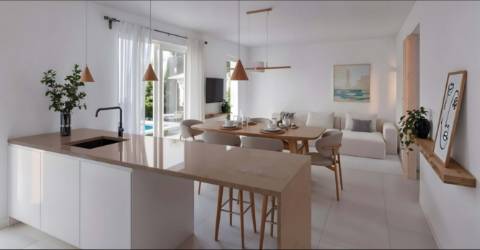 Elegante moradia T2+1 de 2 pisos e piscina privada , Golfe - em construção pronta em Abril 2026