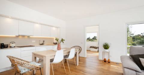 Moradia geminada T1+2 com piscina - Ferragudo