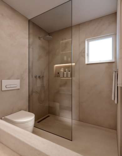 Moradia T5 isolada (A+) com 4 WC, varandas amplas, jardim relvado, garagem e vista desafogada.