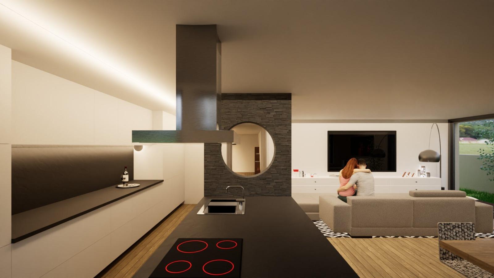 Moradia geminada T4 em Loureiro