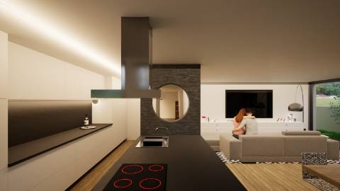 Moradia geminada T4 em Loureiro